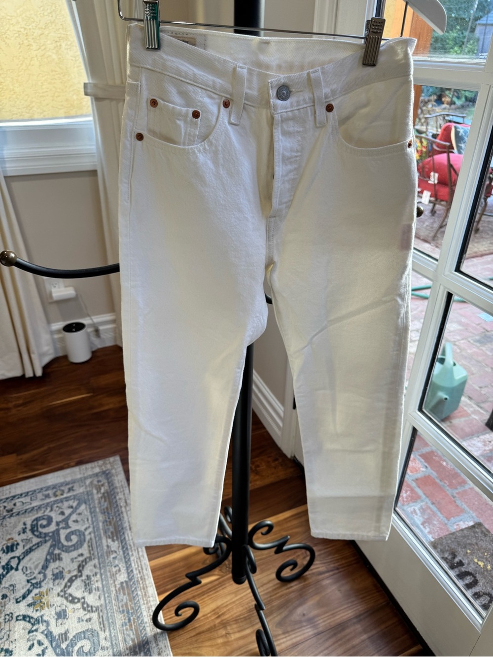 Levi’s woman White Jeans 501 24/26 Straight Leg